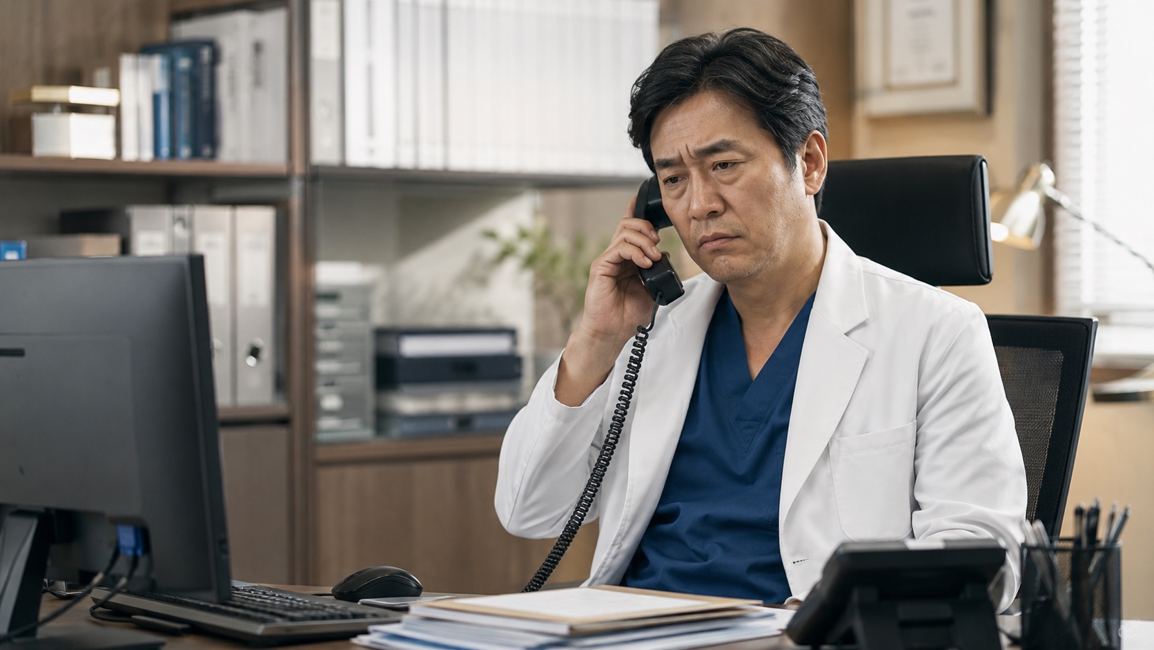 끊이지 않는 대행사 영업 전화에 지친 원장님